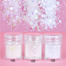 Pó de Glitter de cor mista para cosméticos e decoração